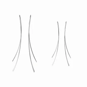 Sterling Silver Wisp Threader Earrings