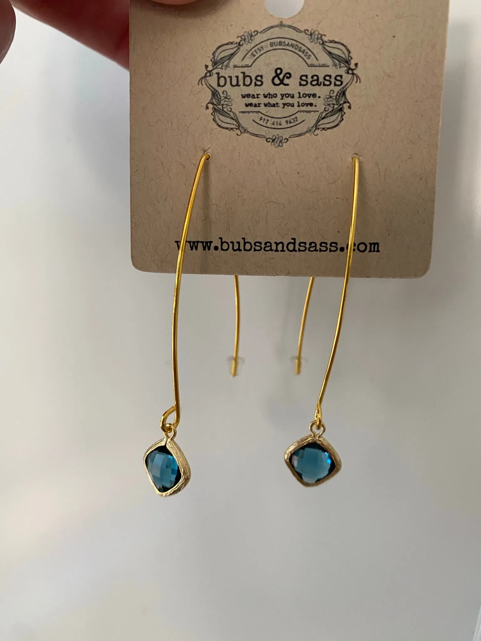 tear drop marquis glass stone pendant earrings
