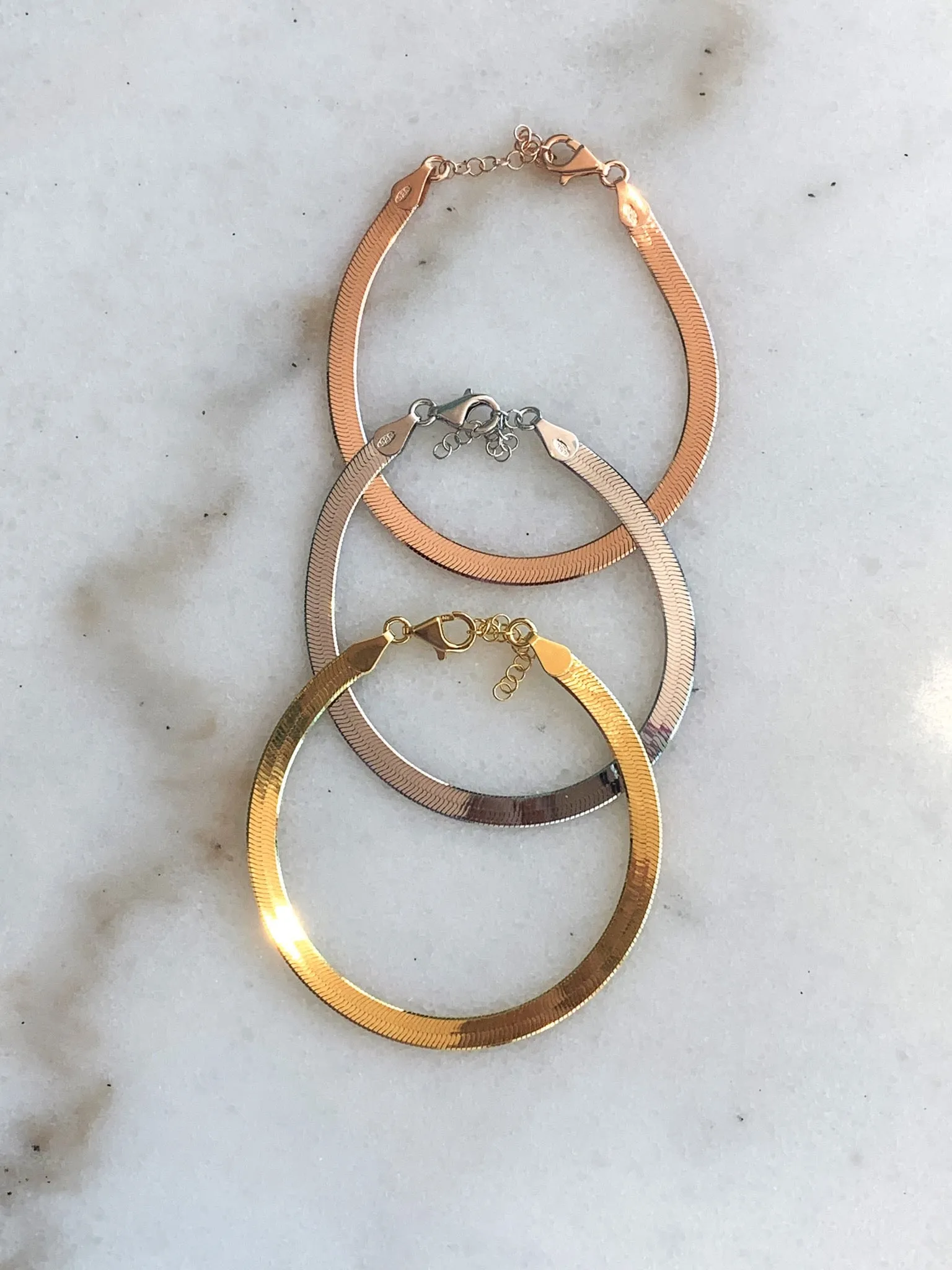The Cleo Herringbone Bracelet