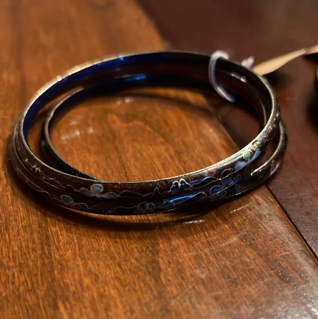 Vintage metal bangles