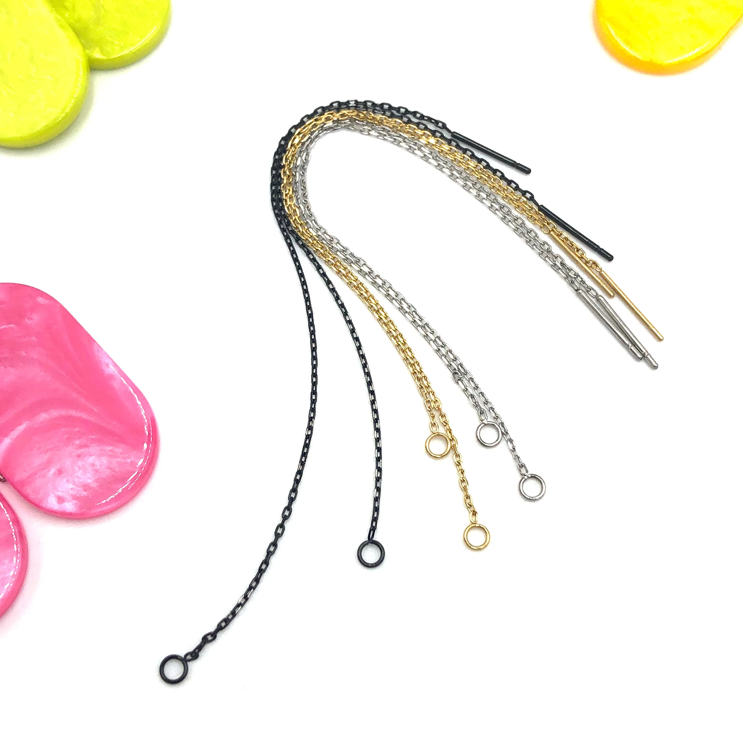 Watermelon Tag Threader Earrings