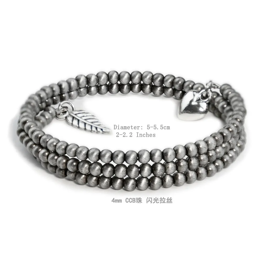 Wholesale Antique Tin Bracelets Retro Multi-layered Convergence