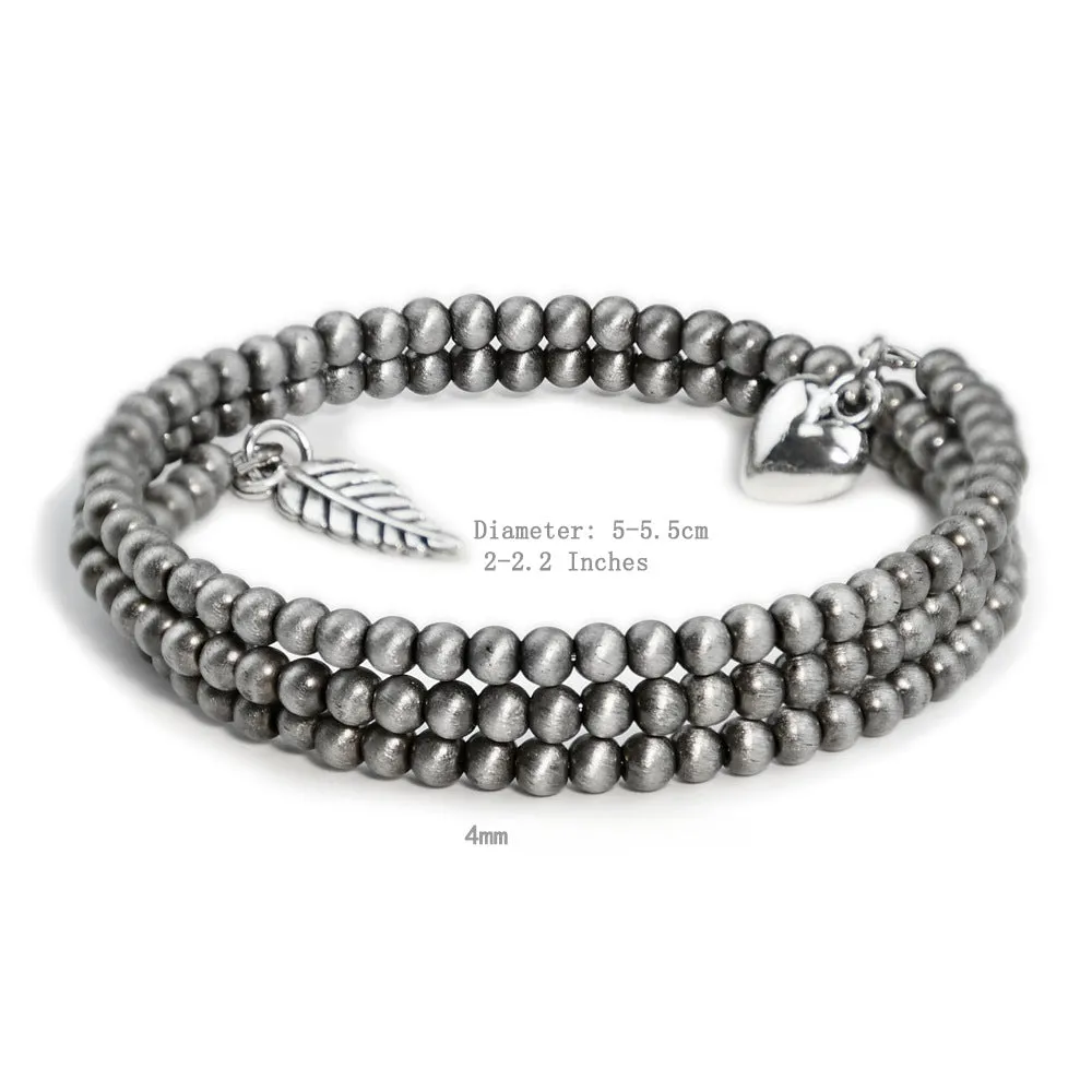 Wholesale Antique Tin Bracelets Retro Multi-layered Convergence