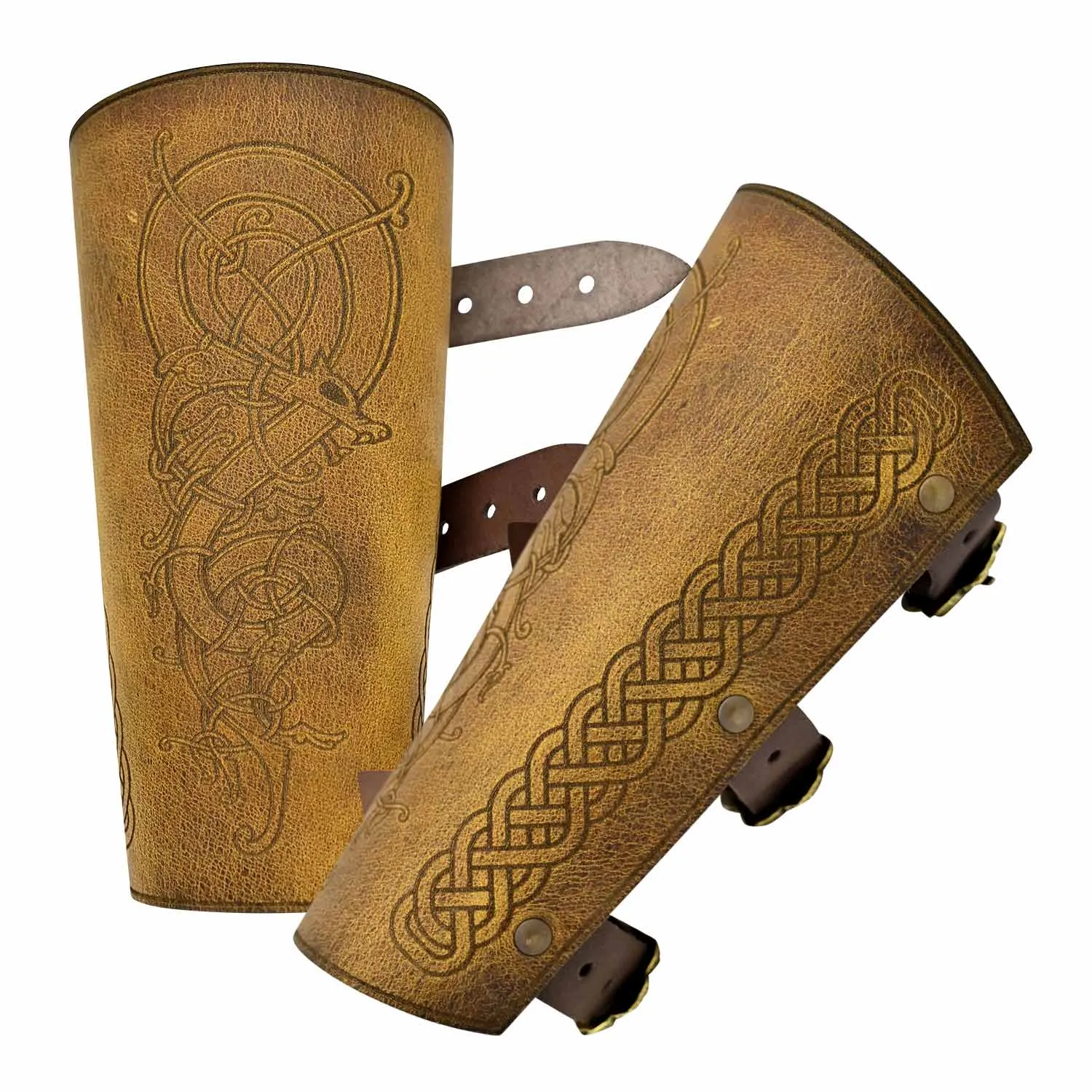 Wyrm Bracers - Brown