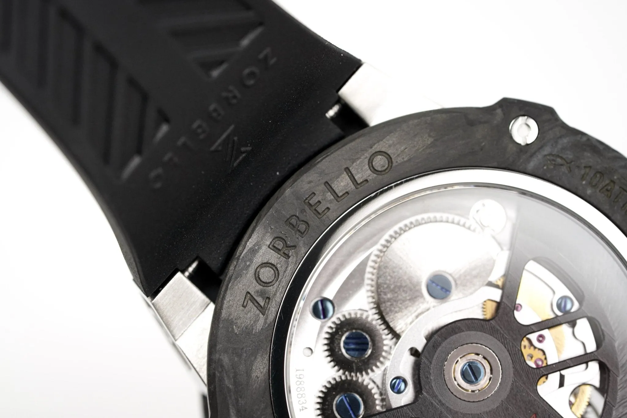 Zorbello Watch T3 Tourbillon Steel Super-Luminova® Tritium ZBAD005
