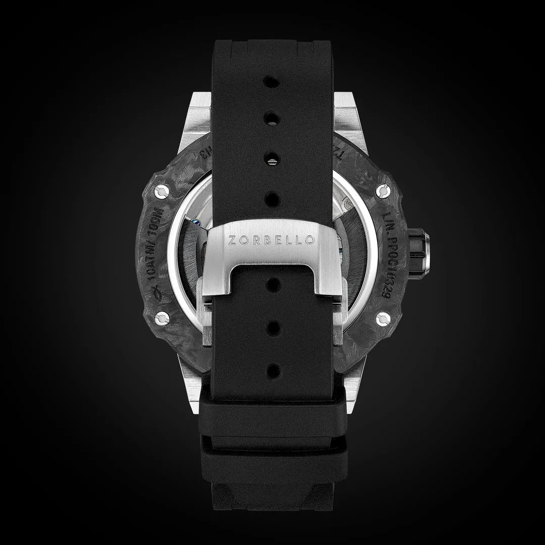 Zorbello Watch T3 Tourbillon Steel Super-Luminova® Tritium ZBAD005