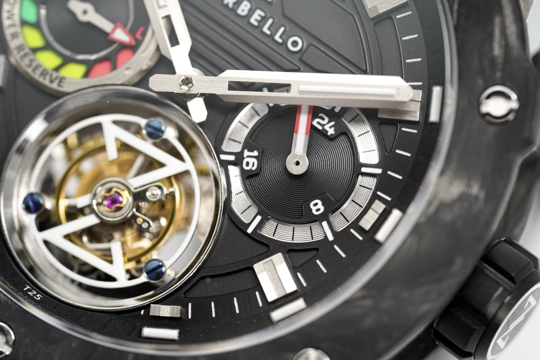 Zorbello Watch T3 Tourbillon Steel Super-Luminova® Tritium ZBAD005